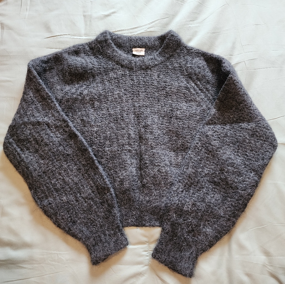 Abercrombie Alpaca Blend Crew Sweater size S